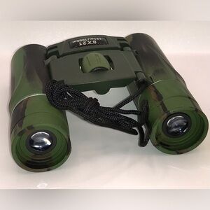 Small Compact Lightweight Binoculars Camo